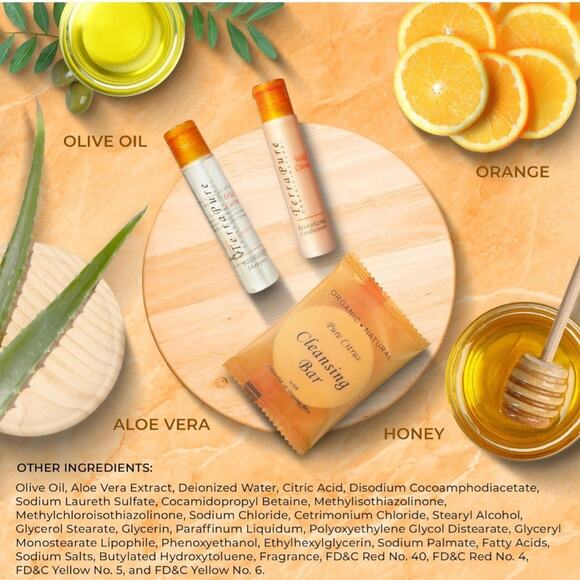 Terra Pure Wild Citrus Bulk Set | 1 oz Shampoo & Conditioner & Soaps 150 Piece - Picture 3 of 4